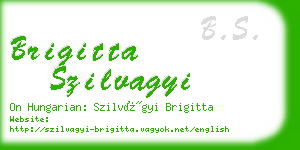 brigitta szilvagyi business card